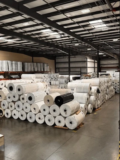 Warehouse Industrial Rolls Storage